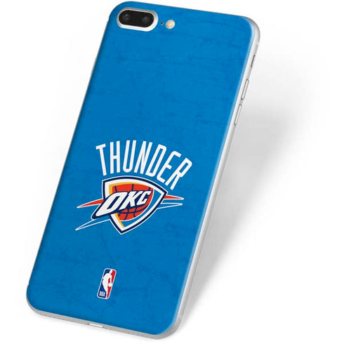 NBA OKC Thunder Distressed iPhone 8 Plus Skin